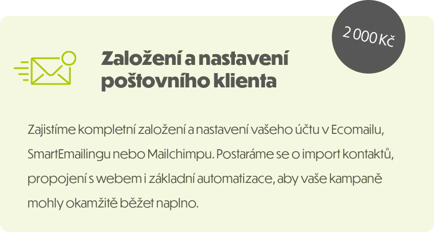 Ceník služeb newsletteru 1
