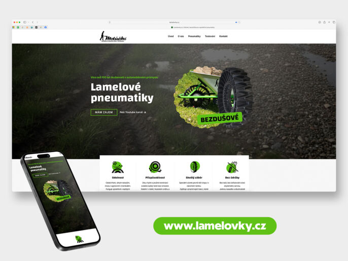 Tvorba webových stránek Lamelovky