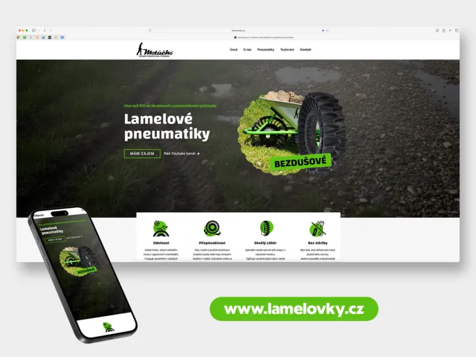 Tvorba webových stránek Lamelovky