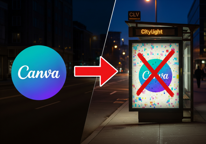 Proč Canva a AI nestačí na tisk? Průvodce pro profesionální reklamu