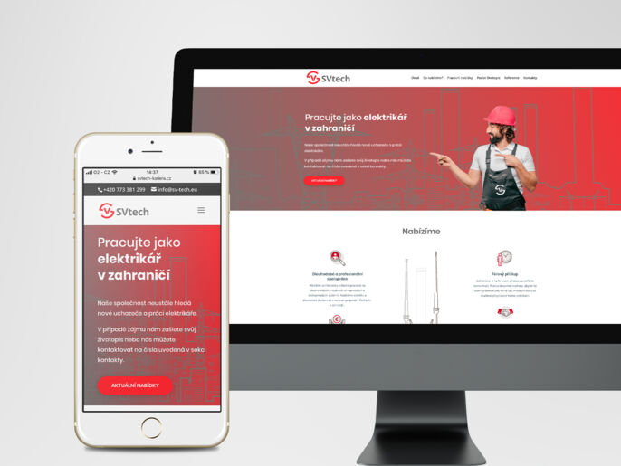 Nový web SVtech kariéra