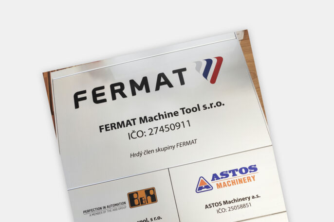 Informační cedule Fermat