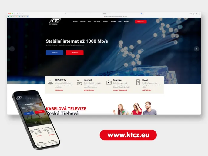 Tvorba nového webu KTCZ.eu