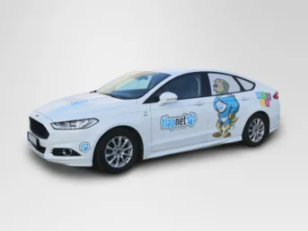 reklamní polep ford mondeo tlapnet