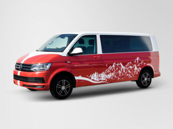 Celopolep VW Transporter - motiv hory