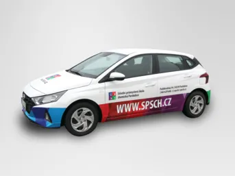 reklamní polep SPŠCH
